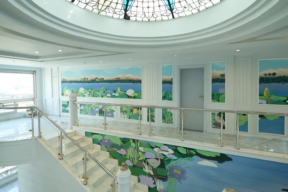 Lobby of the Lady Carol Nile Cruise Nile cruise
